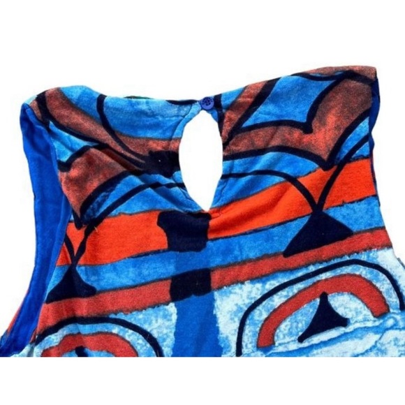 Desigual Maribel Graffiti Sleeveless Tank A-line Dress Size Medium - Picture 6 of 6